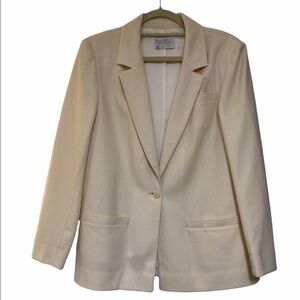 Miss Pendleton coat vintage 100% pure virgin wool 1 button front pocket Sz 11-12